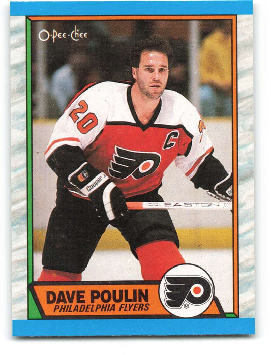 1989-90 O-Pee-Chee #115 Dave Poulin  Philadelphia Flyers  Image 1