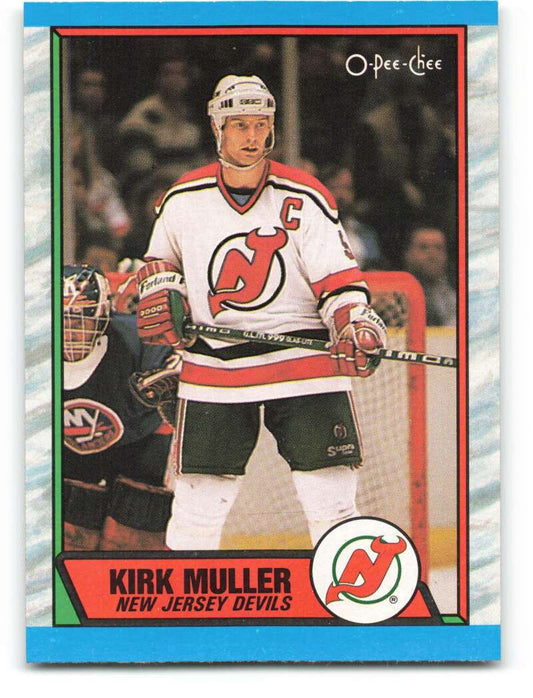 1989-90 O-Pee-Chee #117 Kirk Muller  New Jersey Devils  Image 1