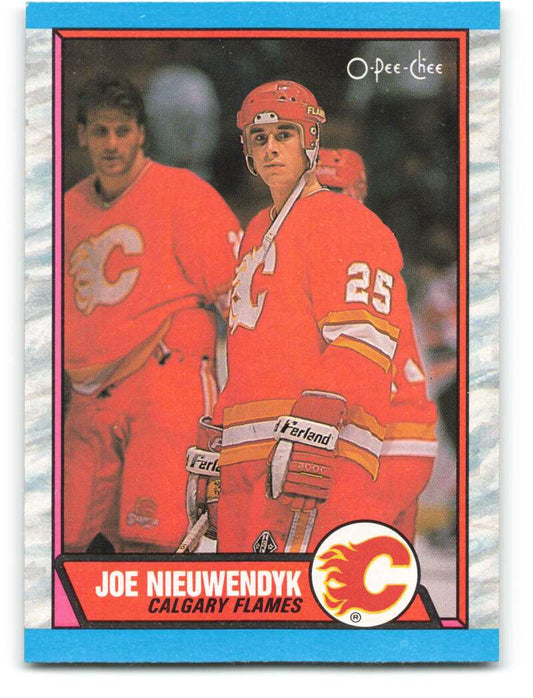 1989-90 O-Pee-Chee #138 Joe Nieuwendyk  Calgary Flames  Image 1