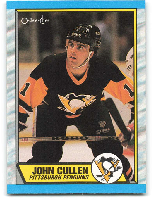 1989-90 O-Pee-Chee #145 John Cullen  RC Rookie Pittsburgh Penguins  Image 1