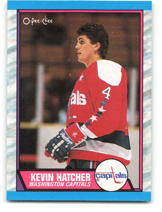 1989-90 O-Pee-Chee #146 Kevin Hatcher  Washington Capitals  Image 1