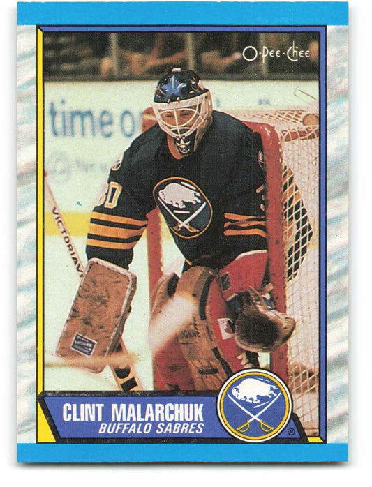 1989-90 O-Pee-Chee #170 Clint Malarchuk  Buffalo Sabres  Image 1