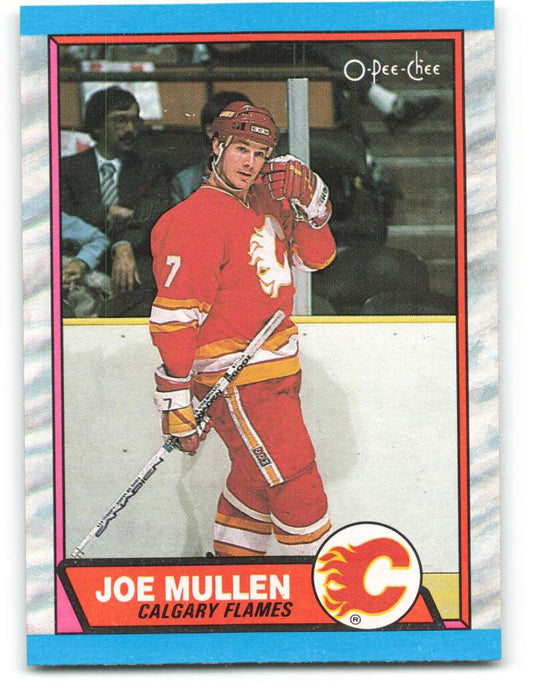1989-90 O-Pee-Chee #196 Joe Mullen  Calgary Flames  Image 1