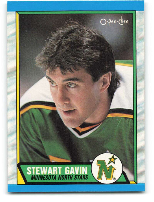 1989-90 O-Pee-Chee #214 Stewart Gavin  Minnesota North Stars  Image 1