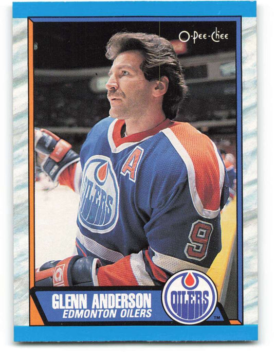 1989-90 O-Pee-Chee #226 Glenn Anderson  Edmonton Oilers  Image 1