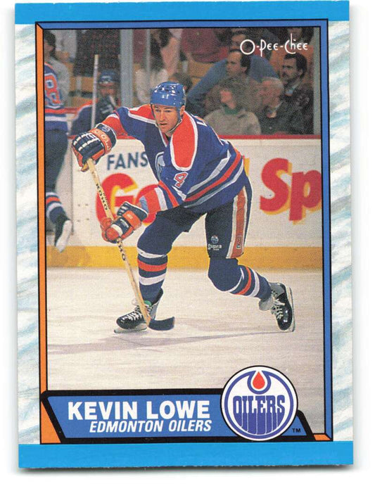 1989-90 O-Pee-Chee #227 Kevin Lowe  Edmonton Oilers  Image 1