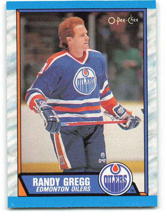 1989-90 O-Pee-Chee #229 Randy Gregg  Edmonton Oilers  Image 1