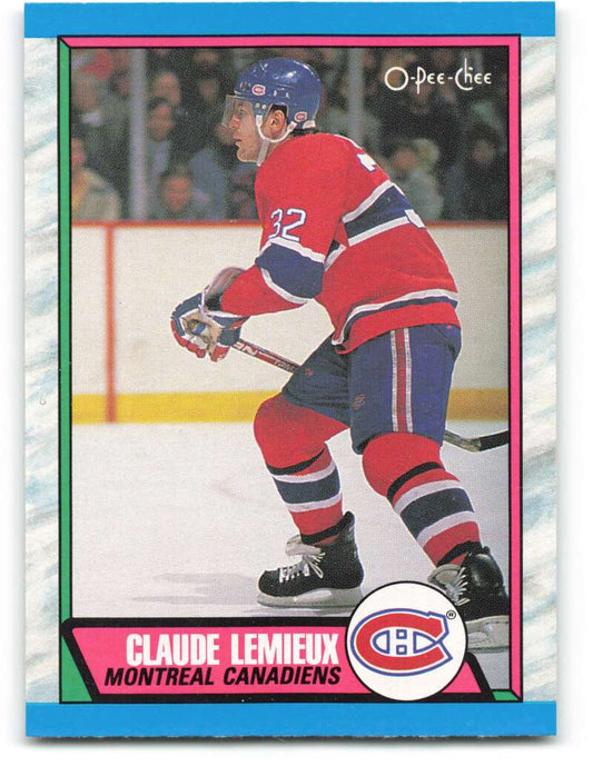 1989-90 O-Pee-Chee #234 Claude Lemieux  Montreal Canadiens  Image 1