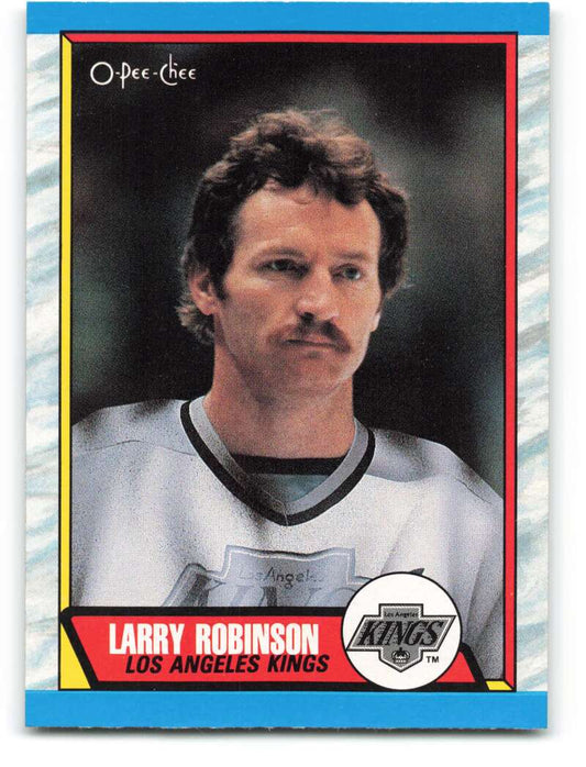 1989-90 O-Pee-Chee #235 Larry Robinson  Los Angeles Kings  Image 1