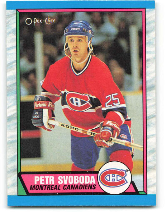 1989-90 O-Pee-Chee #238 Petr Svoboda  Montreal Canadiens  Image 1