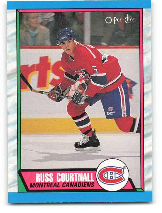 1989-90 O-Pee-Chee #239 Russ Courtnall  Montreal Canadiens  Image 1