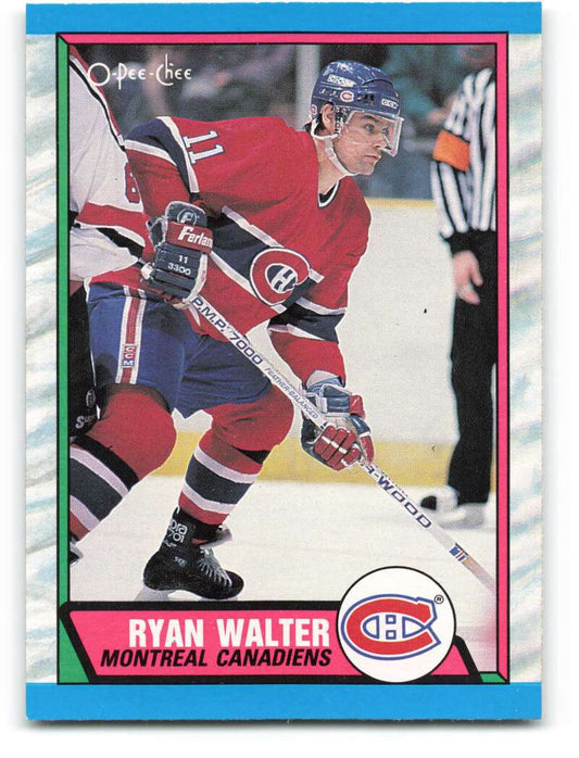 1989-90 O-Pee-Chee #240 Ryan Walter  Montreal Canadiens  Image 1