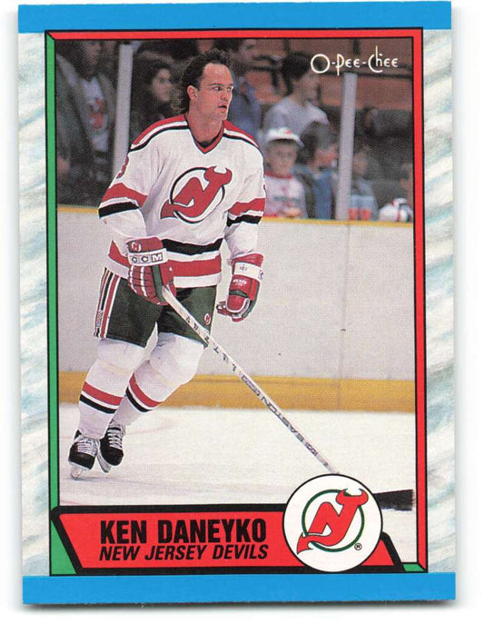 1989-90 O-Pee-Chee #243 Ken Daneyko  RC Rookie New Jersey Devils  Image 1