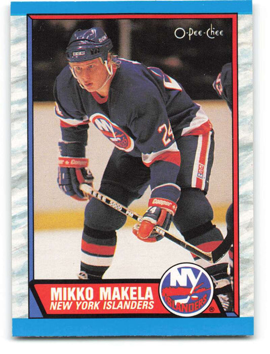 1989-90 O-Pee-Chee #247 Mikko Makela  New York Islanders  Image 1