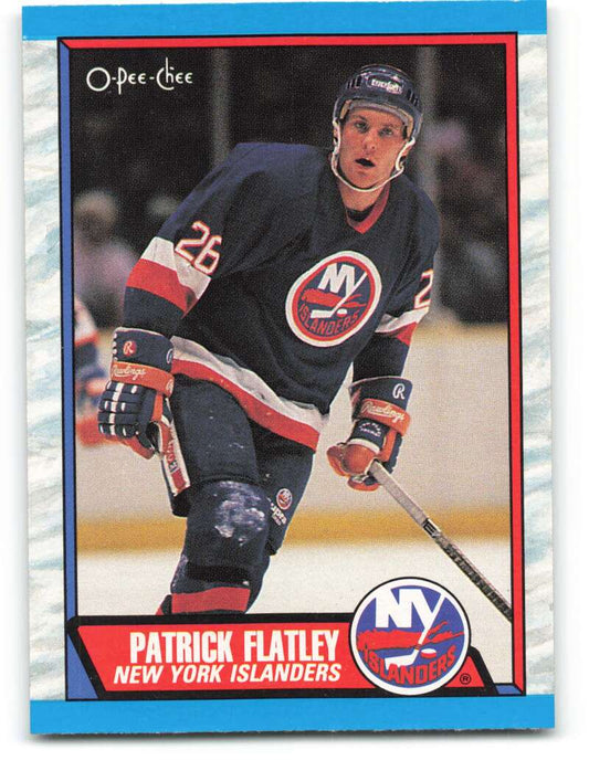 1989-90 O-Pee-Chee #250 Patrick Flatley  New York Islanders  Image 1