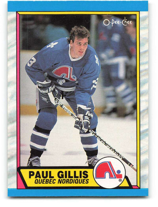 1989-90 O-Pee-Chee #265 Paul Gillis  Quebec Nordiques  Image 1