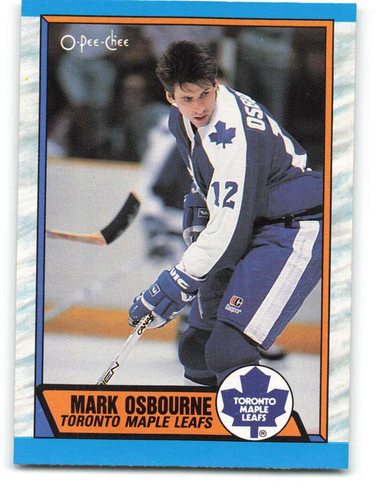 1989-90 O-Pee-Chee #274 Mark Osborne UER  Toronto Maple Leafs  Image 1