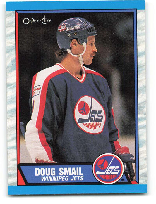 1989-90 O-Pee-Chee #294 Doug Smail  Winnipeg Jets  Image 1