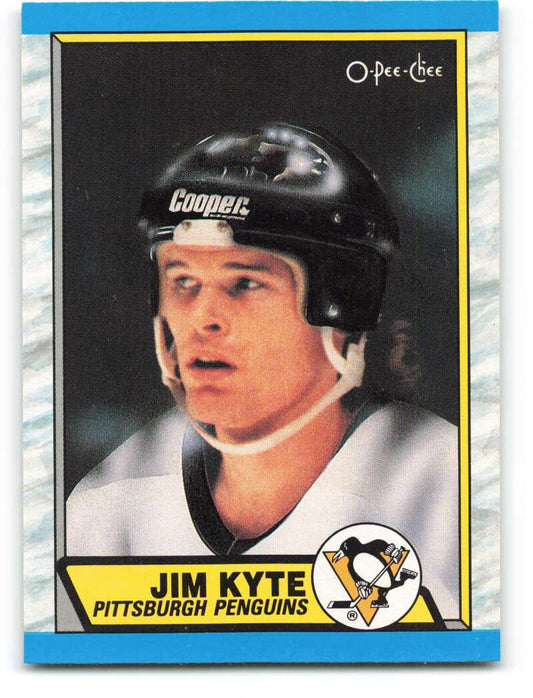 1989-90 O-Pee-Chee #295 Jim Kyte  Pittsburgh Penguins  Image 1