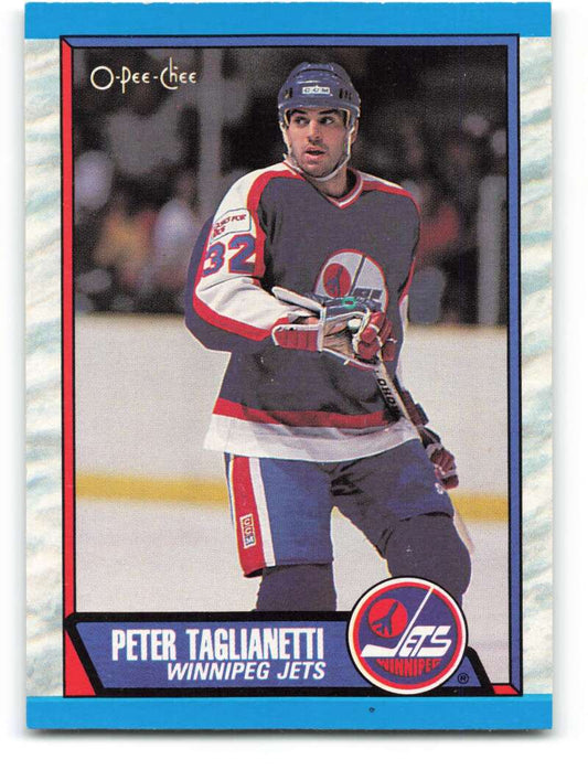 1989-90 O-Pee-Chee #297 Peter Taglianetti  Winnipeg Jets  Image 1