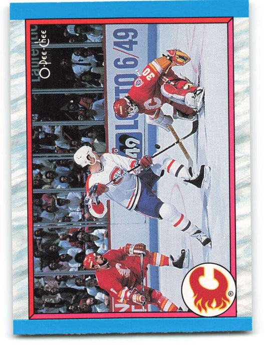 1989-90 O-Pee-Chee #300 Calgary Flames  Calgary Flames  Image 1