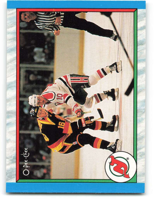 1989-90 O-Pee-Chee #308 New Jersey Devils  New Jersey Devils  Image 1