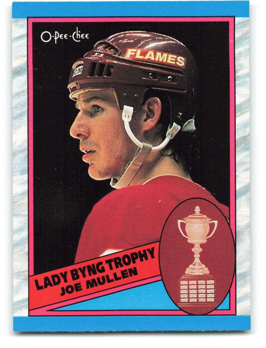 1989-90 O-Pee-Chee #324 Joe Mullen  Calgary Flames  Image 1