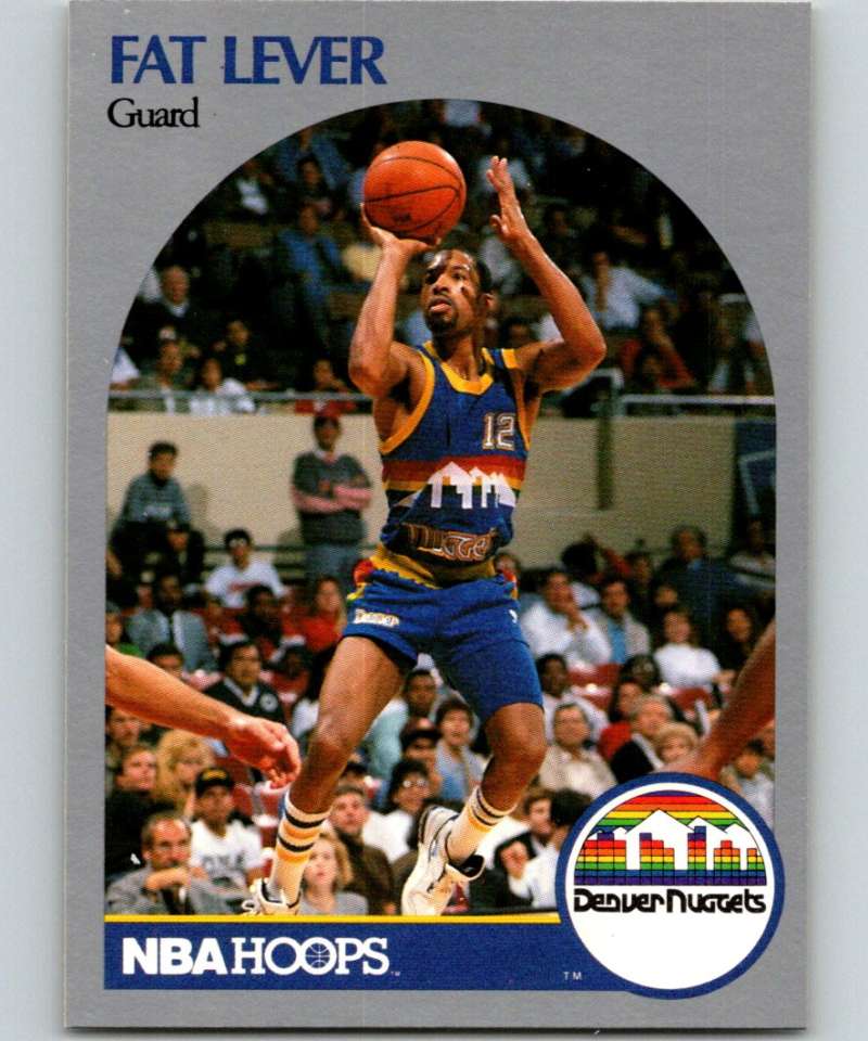 1990-91 Hopps Basketball #97 Lafayette Lever  SP Denver Nuggets  Image 1