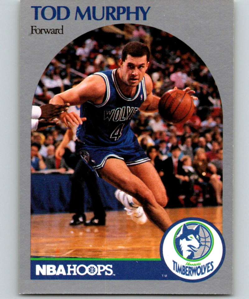 1990-91 Hopps Basketball #189 Tod Murphy  Minnesota Timberwolves  Image 1