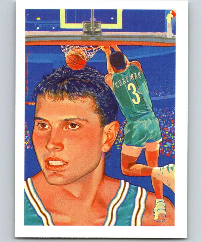 1990-91 Hopps Basketball #357 Rex Chapman TC  Charlotte Hornets  Image 1