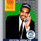 1990-91 Hopps Basketball #395 Felton Spencer  RC Rookie Minnesota Timberwolves  Image 1