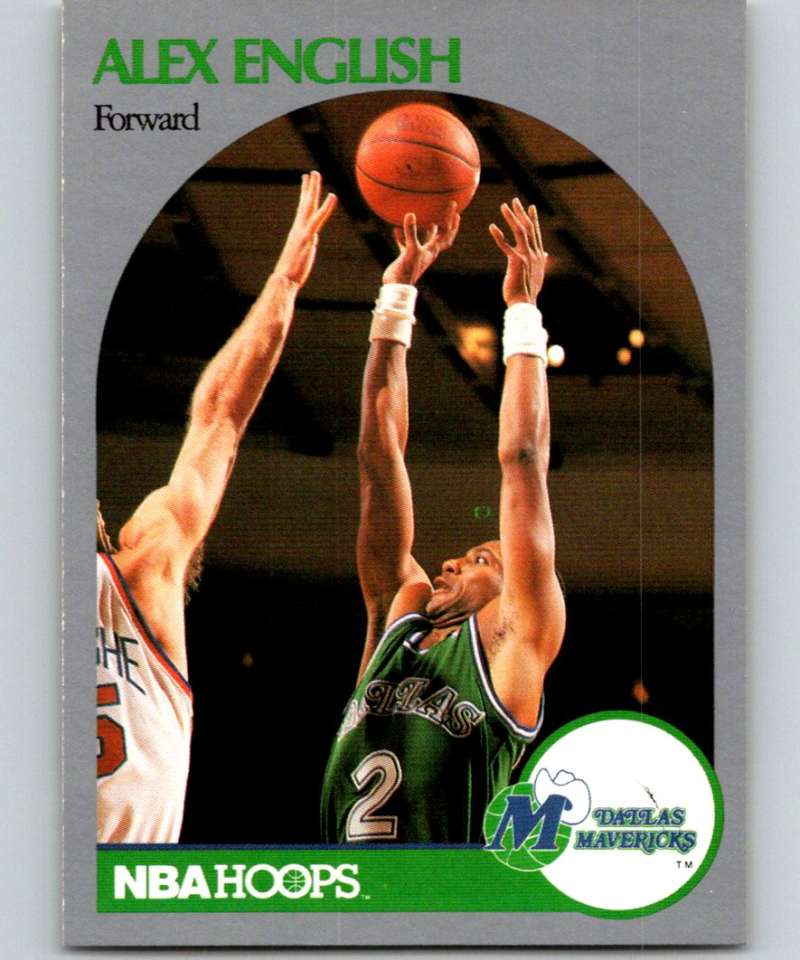1990-91 Hopps Basketball #407 Alex English  Dallas Mavericks  Image 1