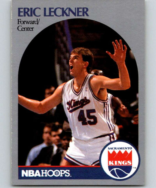1990-91 Hopps Basketball #429 Eric Leckner  Sacramento Kings  Image 1