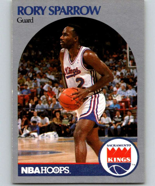 1990-91 Hopps Basketball #430 Rory Sparrow  Sacramento Kings  Image 1