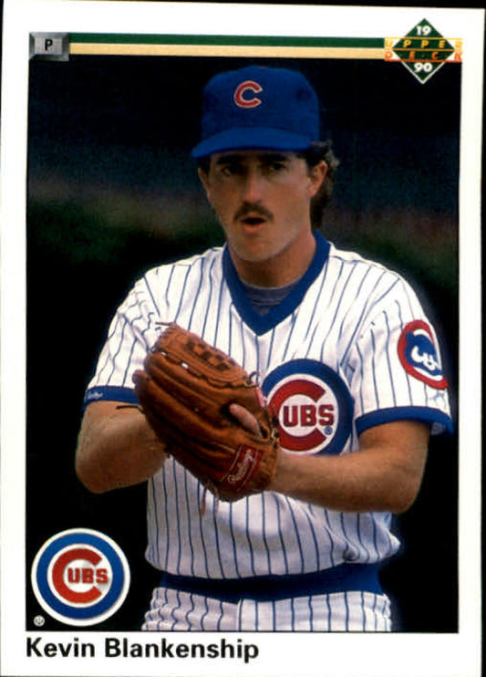 1990 Upper Deck Baseball #47 Kevin Blankenship  Chicago Cubs  Image 1