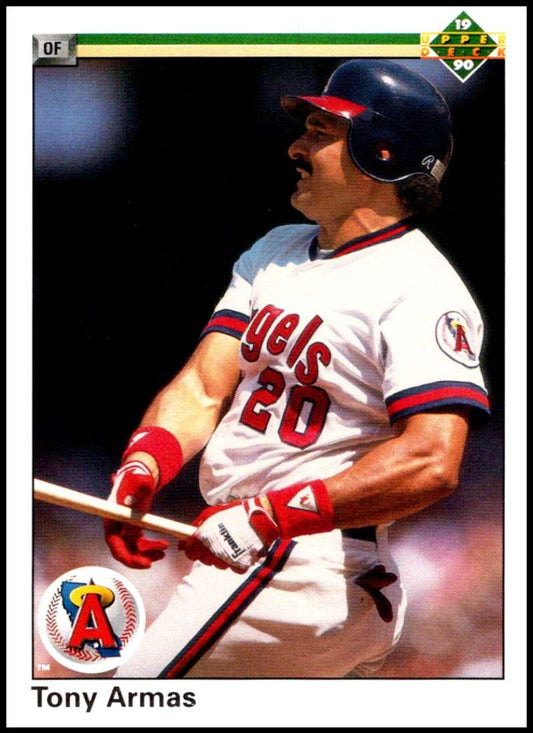 1990 Upper Deck Baseball #58 Tony Armas  California Angels  Image 1