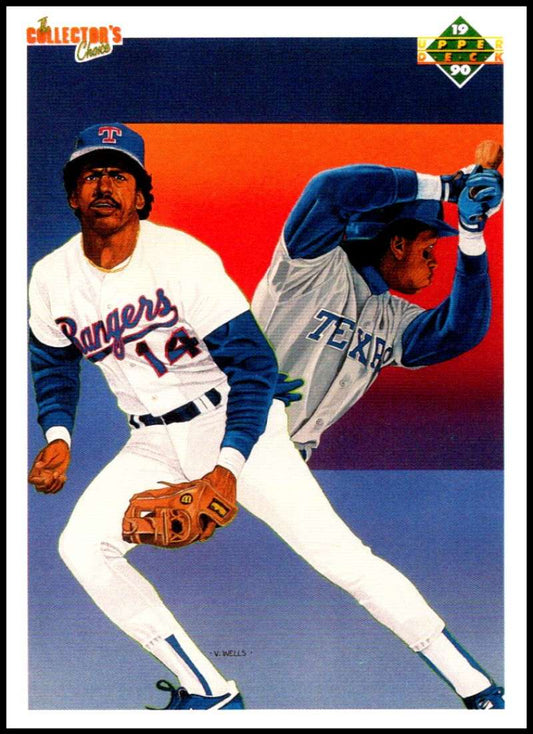 1990 Upper Deck Baseball #82 Julio Franco TC  Texas Rangers  Image 1