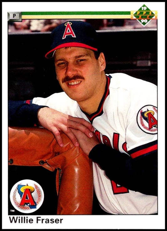 1990 Upper Deck Baseball #85 Willie Fraser  California Angels  Image 1