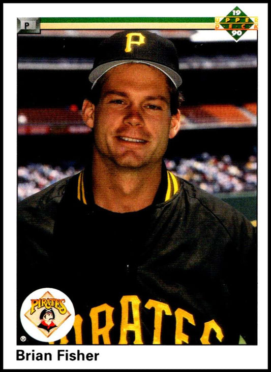1990 Upper Deck Baseball #97 Brian Fisher  Pittsburgh Pirates  Image 1