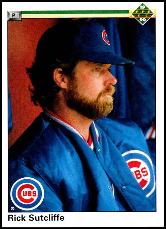 1990 Upper Deck Baseball #109 Rick Sutcliffe  Chicago Cubs  Image 1