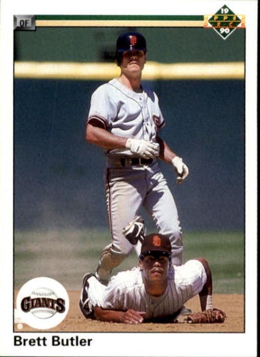 1990 Upper Deck Baseball #119 Brett Butler  San Francisco Giants  Image 1