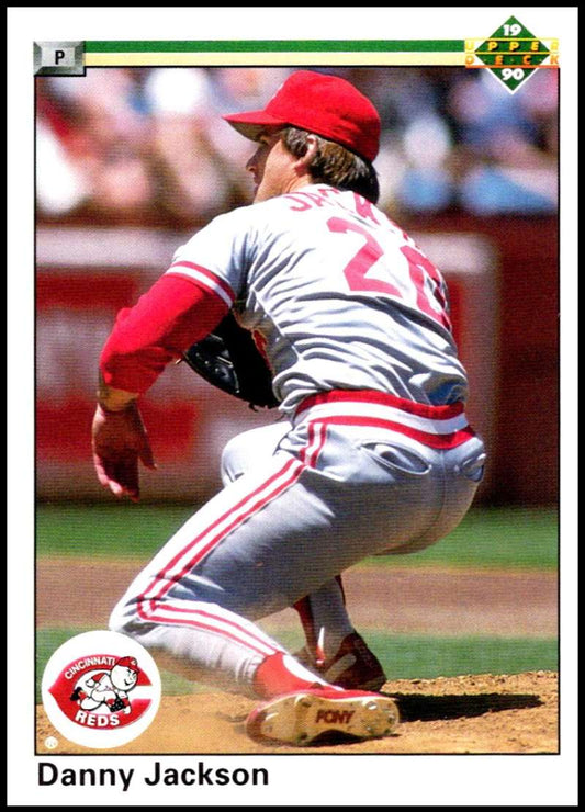 1990 Upper Deck Baseball #120 Danny Jackson  Cincinnati Reds  Image 1