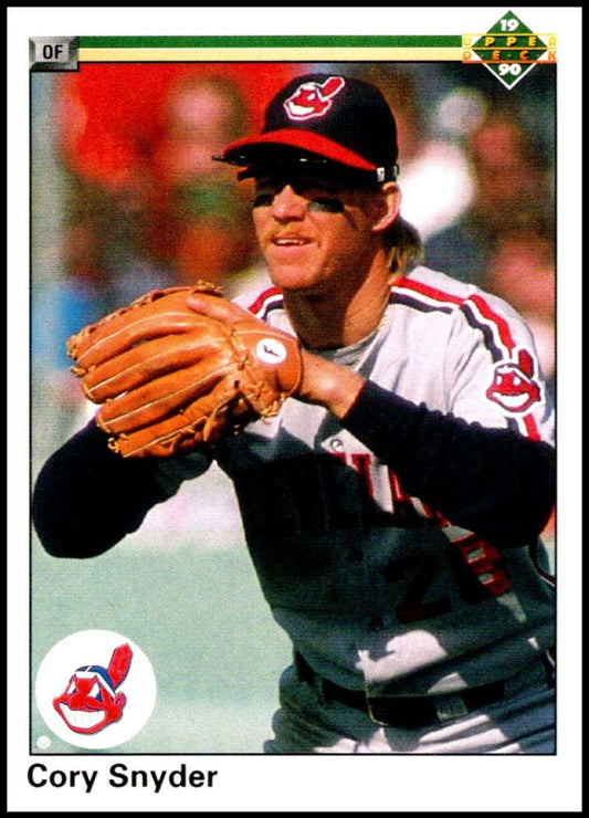 1990 Upper Deck Baseball #126 Cory Snyder  Cleveland Indians  Image 1