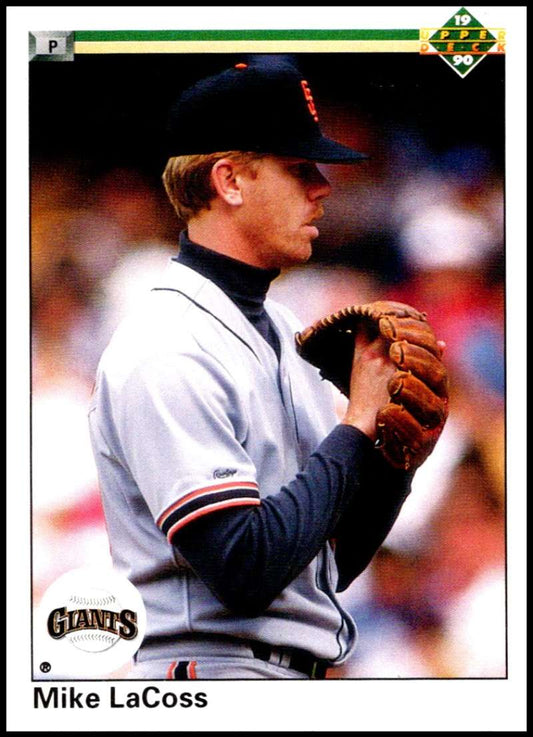 1990 Upper Deck Baseball #140 Mike LaCoss  San Francisco Giants  Image 1