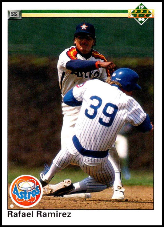 1990 Upper Deck Baseball #144 Rafael Ramirez  Houston Astros  Image 1