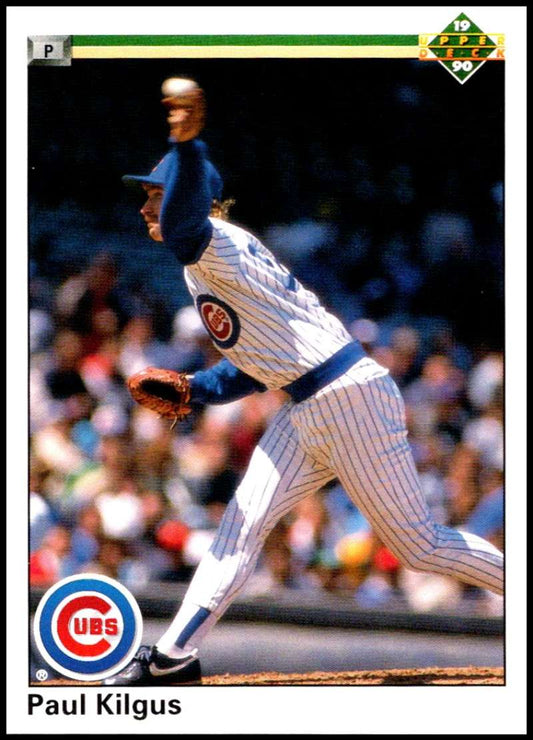 1990 Upper Deck Baseball #155 Paul Kilgus  Chicago Cubs  Image 1
