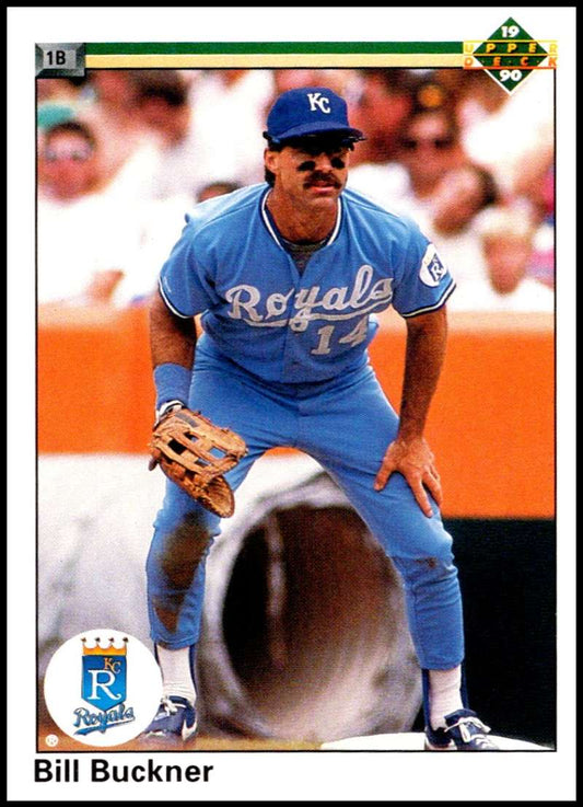 1990 Upper Deck Baseball #252 Bill Buckner  Kansas City Royals  Image 1