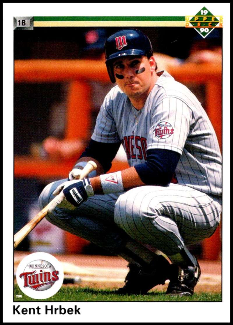 1990 Upper Deck Baseball #452 Kent Hrbek  Minnesota Twins  Image 1