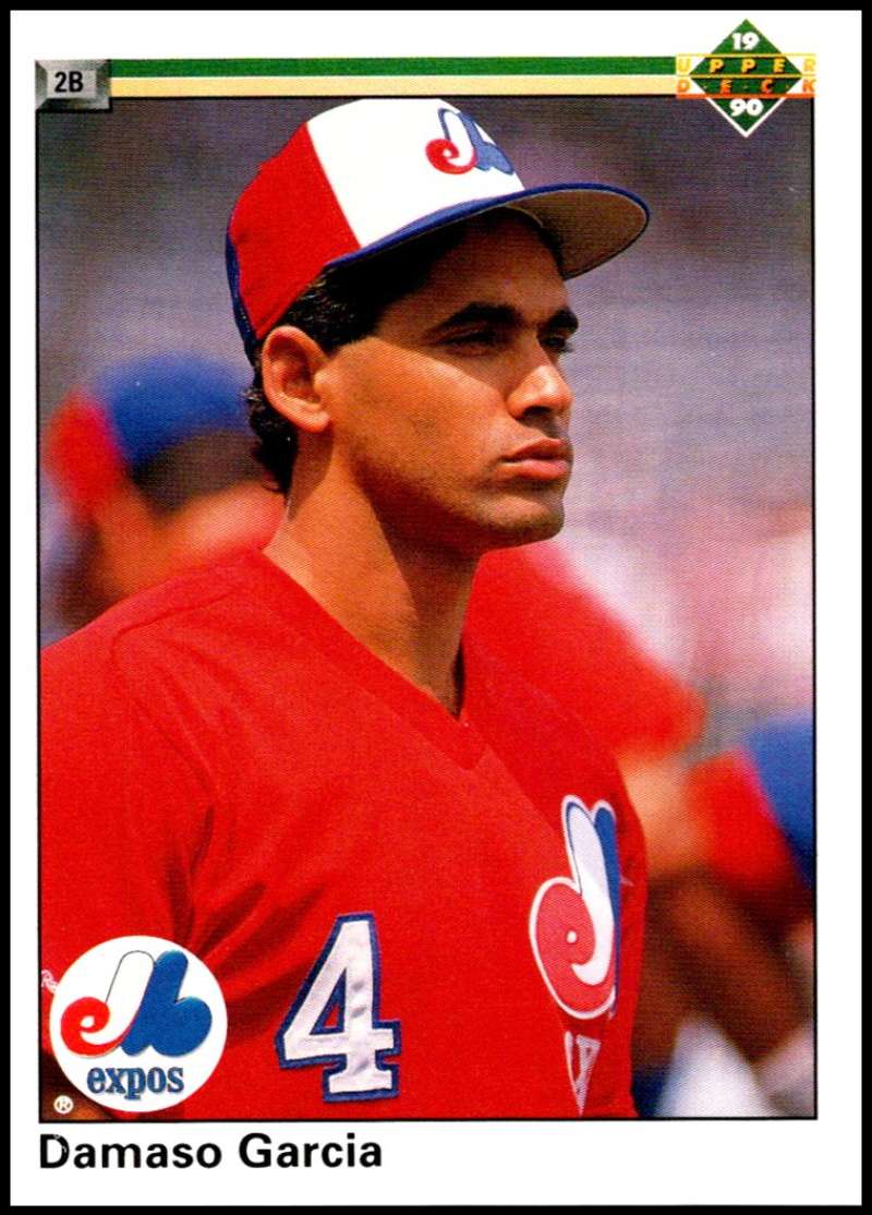 1990 Upper Deck Baseball #649 Damaso Garcia  Montreal Expos  Image 1