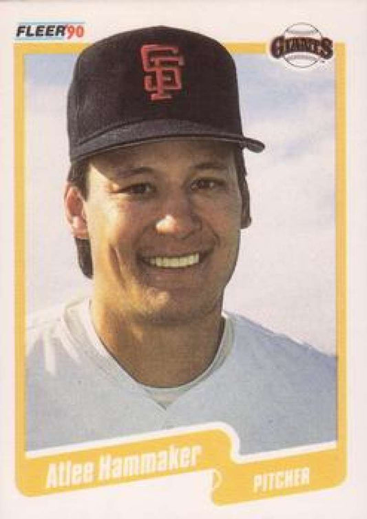 1990 Fleer Baseball #57 Atlee Hammaker  San Francisco Giants  Image 1